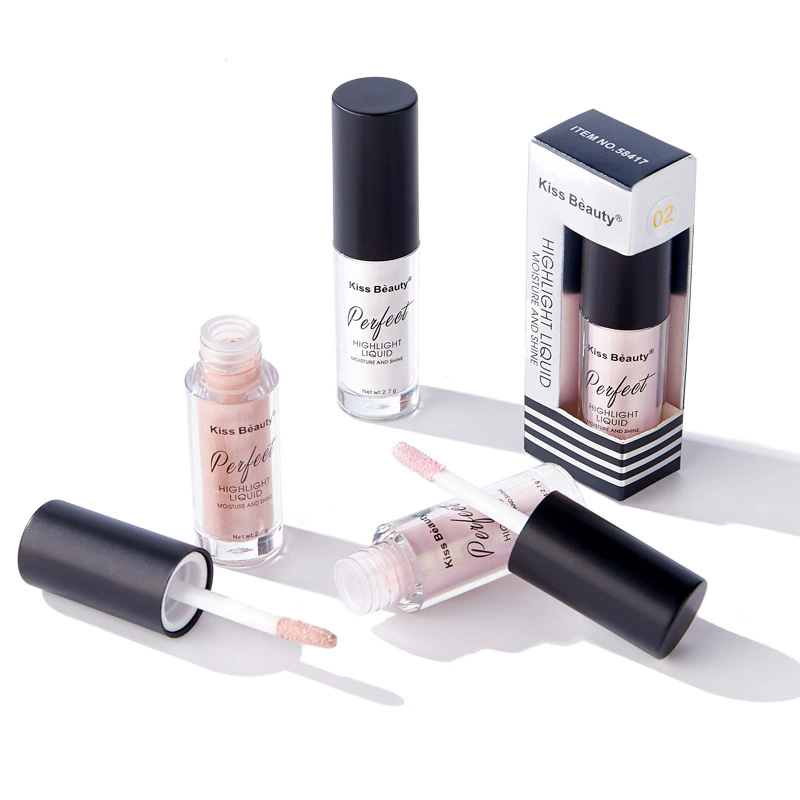 1PC  Liquid Highlighter Face Contouring Pearlescent Makeup Brightener Bronzer Glow Body Face Contour Shimmer Cosmetics
