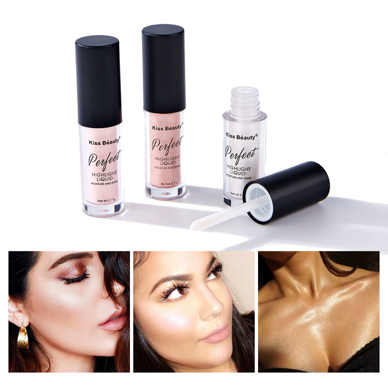 1PC  Liquid Highlighter Face Contouring Pearlescent Makeup Brightener Bronzer Glow Body Face Contour Shimmer Cosmetics