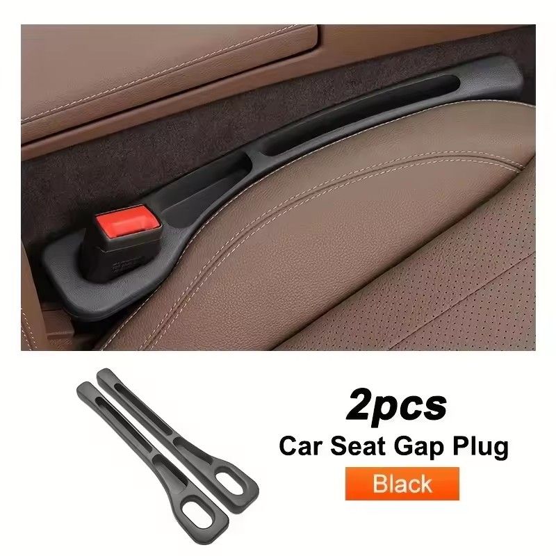 2PCS   Pair Universal Car Seat Gap Plug Strip Side Seam Car Gap Filler Leak Proof Seat Gap Storage Organizer Interior Decoration