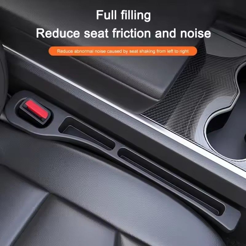 2PCS   Pair Universal Car Seat Gap Plug Strip Side Seam Car Gap Filler Leak Proof Seat Gap Storage Organizer Interior Decoration