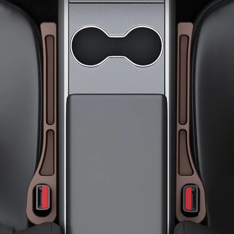 2PCS   Pair Universal Car Seat Gap Plug Strip Side Seam Car Gap Filler Leak Proof Seat Gap Storage Organizer Interior Decoration