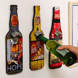1PC  Bottle openerRestaurant Wall Decorations Hotel Bar Shop Snacks Barbecue Shop Wall Personalized Pendants Wall Decorations