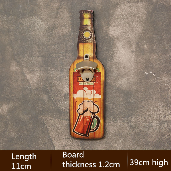 1PC  Bottle openerRestaurant Wall Decorations Hotel Bar Shop Snacks Barbecue Shop Wall Personalized Pendants Wall Decorations