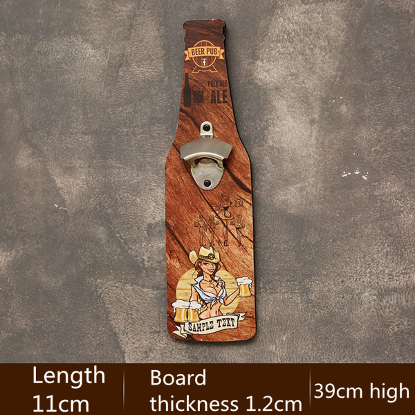 1PC  Bottle openerRestaurant Wall Decorations Hotel Bar Shop Snacks Barbecue Shop Wall Personalized Pendants Wall Decorations