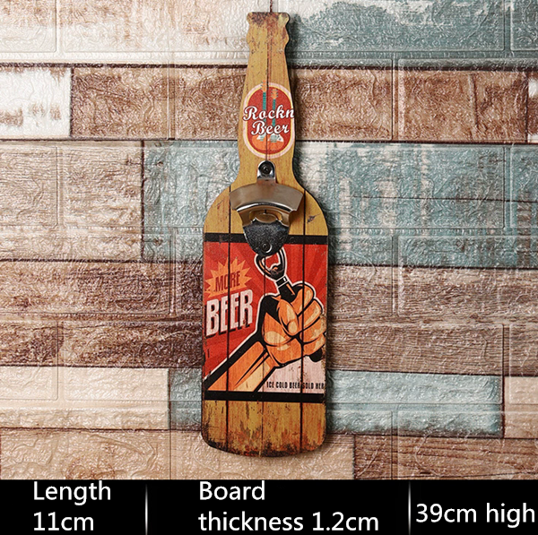 1PC  Bottle openerRestaurant Wall Decorations Hotel Bar Shop Snacks Barbecue Shop Wall Personalized Pendants Wall Decorations