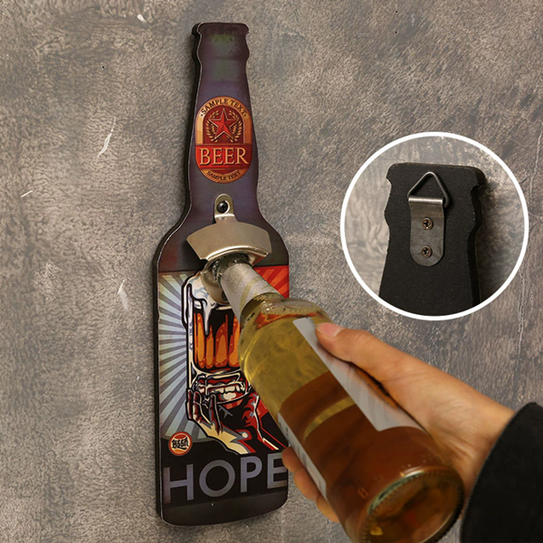 1PC  Bottle openerRestaurant Wall Decorations Hotel Bar Shop Snacks Barbecue Shop Wall Personalized Pendants Wall Decorations