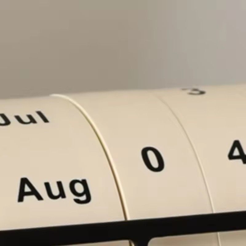 1PC  Wheel Perpetual Calendar Large Rotating Desk Calendar Desktop Ornaments Desk Calendar Perpetual Calendar Countdown
