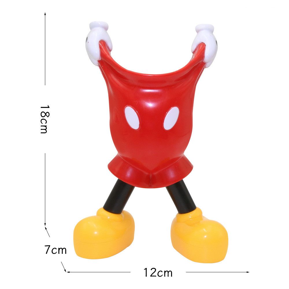 1PC Creative cartoon Mickey new model, cute makeup brush storage box, pen holder desktop decoration, back to school season gift