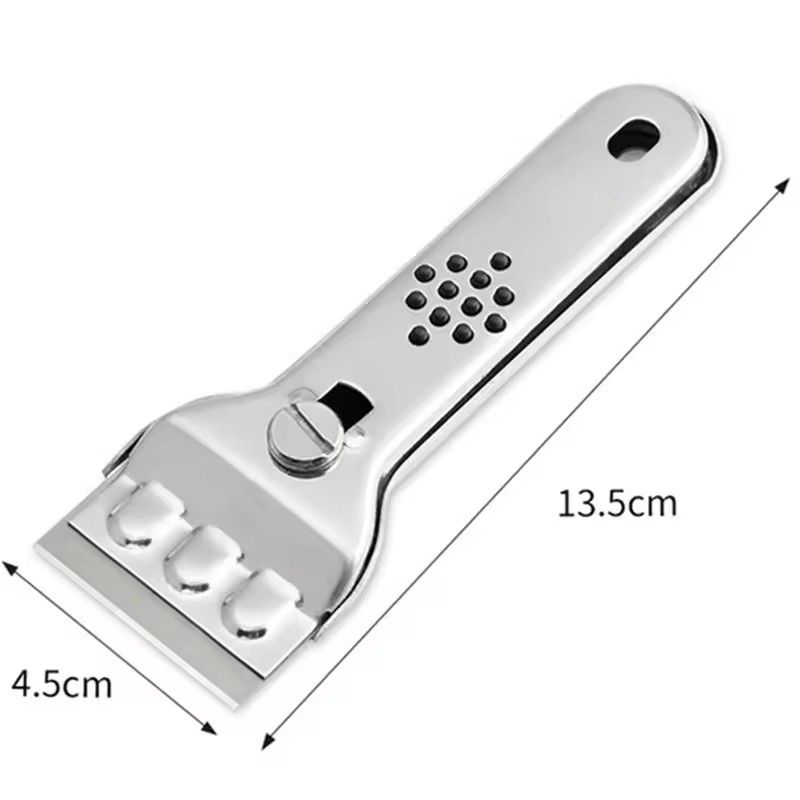 1PC  Multi functional glass cleaning shovel, suitable for wall tiles, kitchen stoves, and household cleaning tools