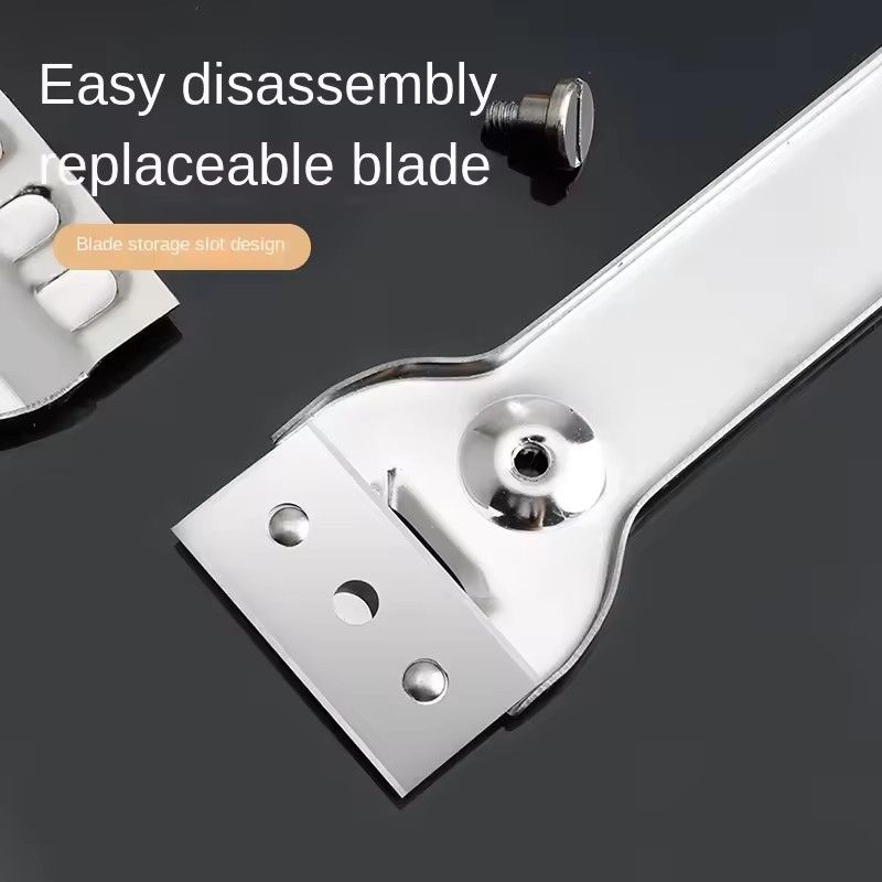 1PC  Multi functional glass cleaning shovel, suitable for wall tiles, kitchen stoves, and household cleaning tools