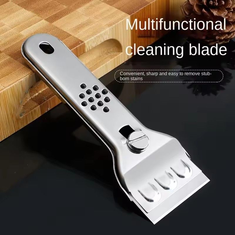 1PC  Multi functional glass cleaning shovel, suitable for wall tiles, kitchen stoves, and household cleaning tools