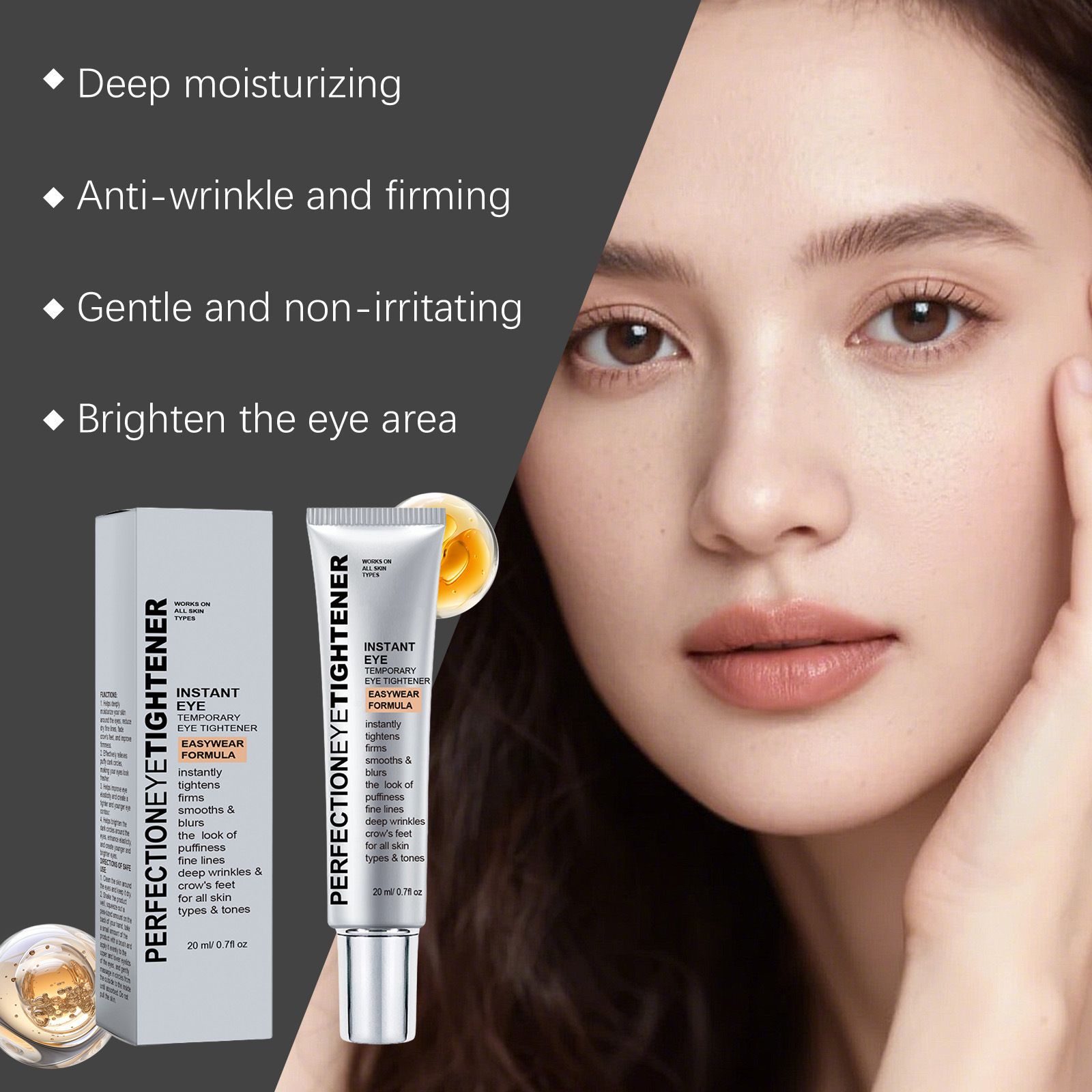 1PC  Eye Cream Removes Dark Circles Tightens The Eyes Lifting Firming And Removing Eye Bags Make Your Eyes More Lively
