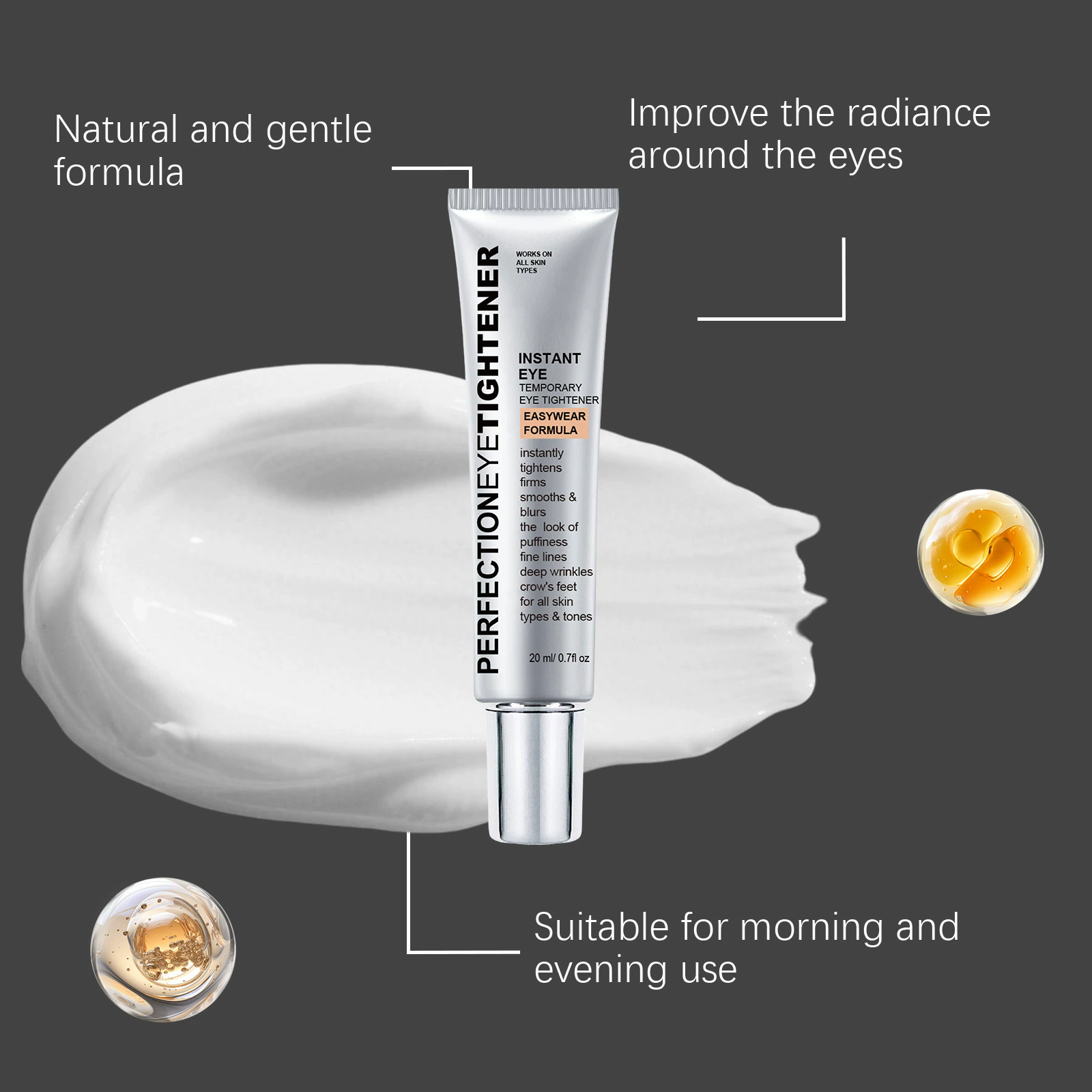 1PC  Eye Cream Removes Dark Circles Tightens The Eyes Lifting Firming And Removing Eye Bags Make Your Eyes More Lively