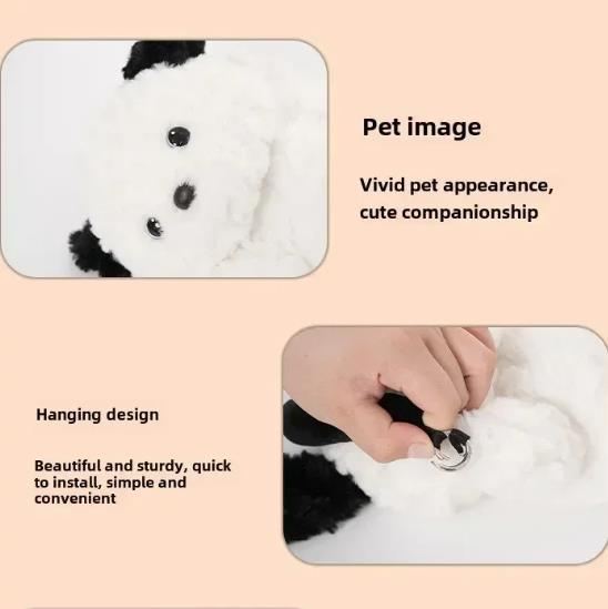 1PC  Universal Car Tissue Hanger Doll Cute Creative Hanging Tissue Holder Plush Vehicle Tissue Case Paper Box
