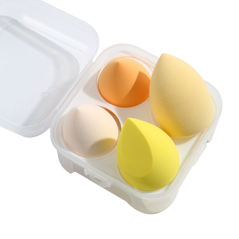 4PCS  Makeup Sponge Blender Beauty Egg Cosmetic Puff Soft Foundation Sponges Powder Puff Women Make Up Accessories Beauty Tools