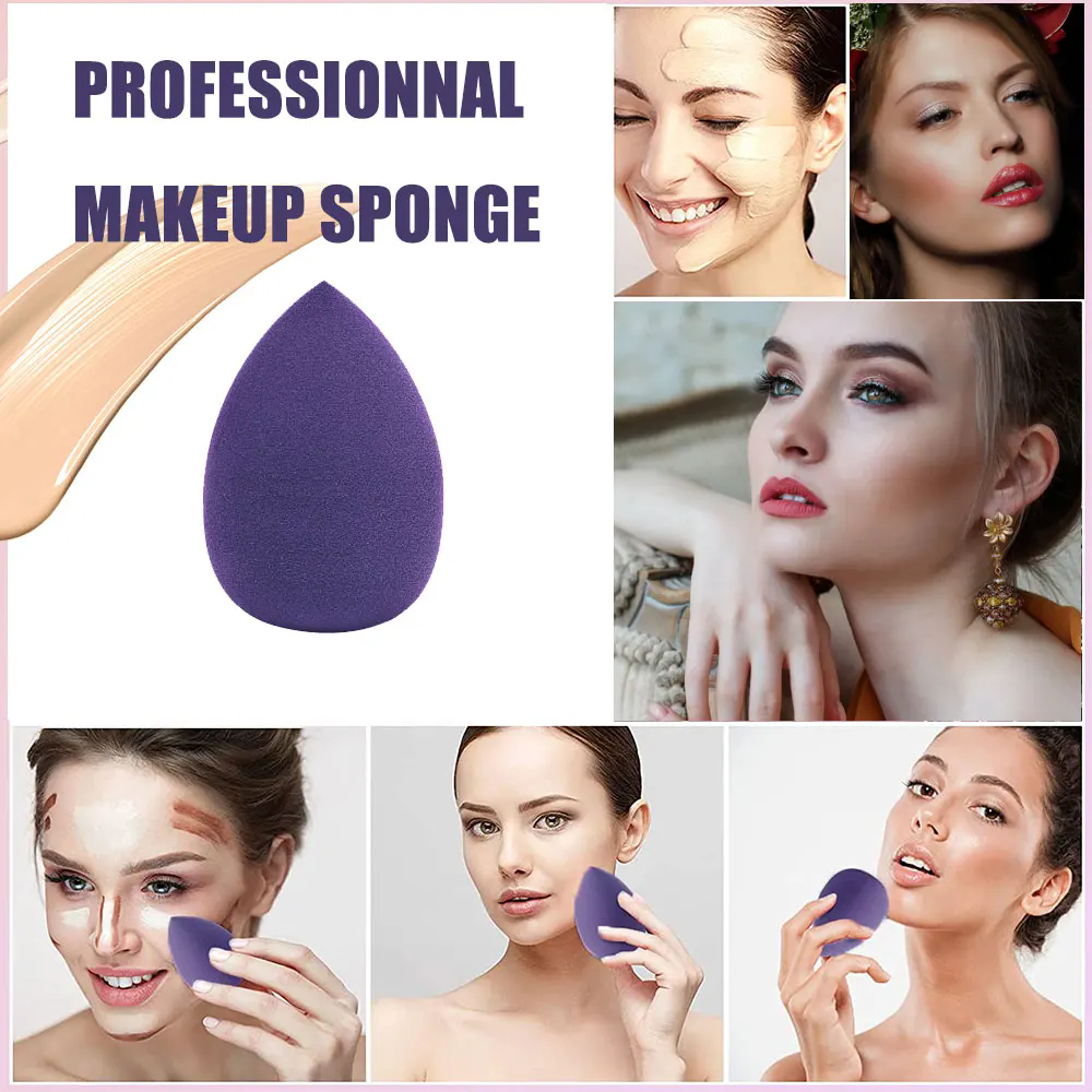 4PCS  Makeup Sponge Blender Beauty Egg Cosmetic Puff Soft Foundation Sponges Powder Puff Women Make Up Accessories Beauty Tools