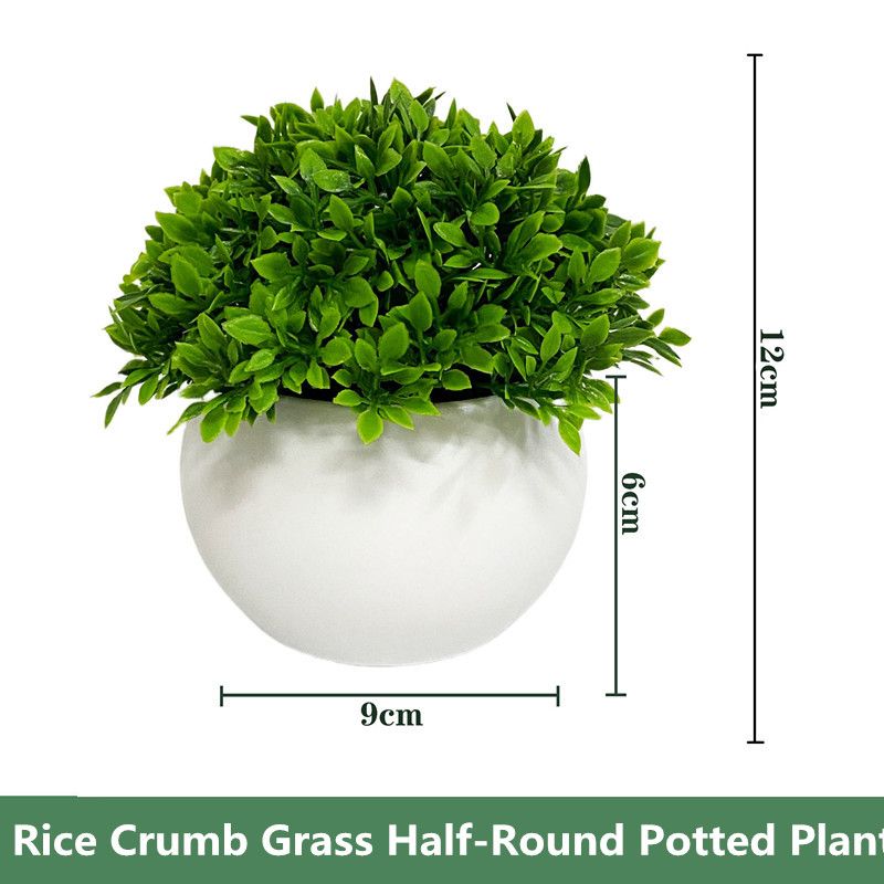 1PCS Artificial Potted Plant Scene Desktop Home Office Shelf Decor Tabletop Landscape Bonsai Wedding Room Party Accessories Vine