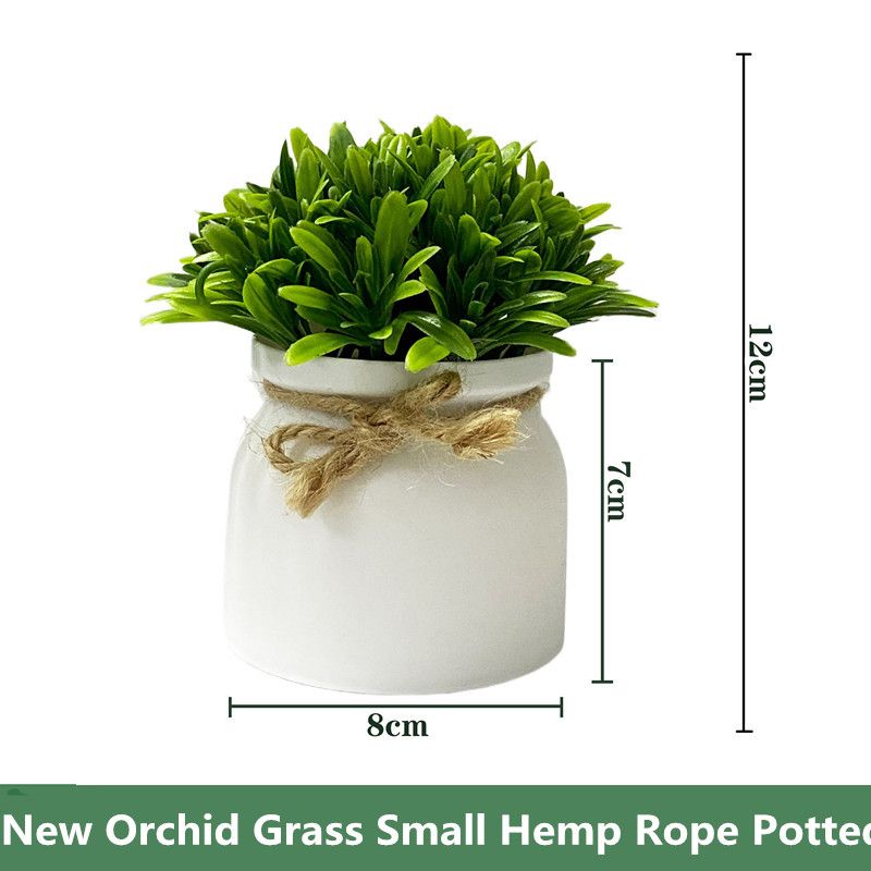 1PCS Artificial Potted Plant Scene Desktop Home Office Shelf Decor Tabletop Landscape Bonsai Wedding Room Party Accessories Vine