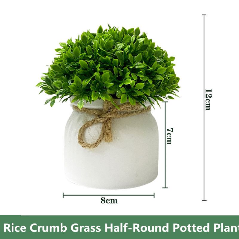 1PCS Artificial Potted Plant Scene Desktop Home Office Shelf Decor Tabletop Landscape Bonsai Wedding Room Party Accessories Vine