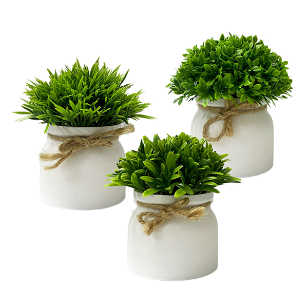1PCS Artificial Potted Plant Scene Desktop Home Office Shelf Decor Tabletop Landscape Bonsai Wedding Room Party Accessories Vine