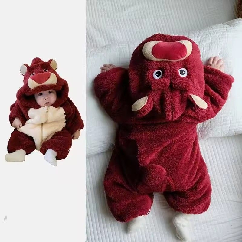1PC   New Baby Romper Thickness Infant Jumpsuit Clothes Newborn Girls Boys Overalls Winter Autumn 2025