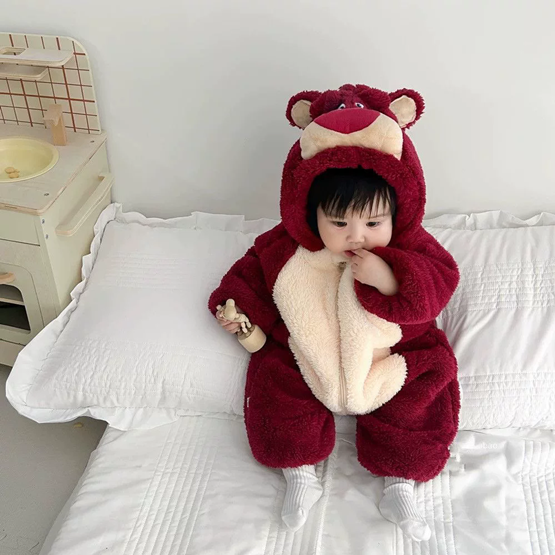 1PC   New Baby Romper Thickness Infant Jumpsuit Clothes Newborn Girls Boys Overalls Winter Autumn 2025