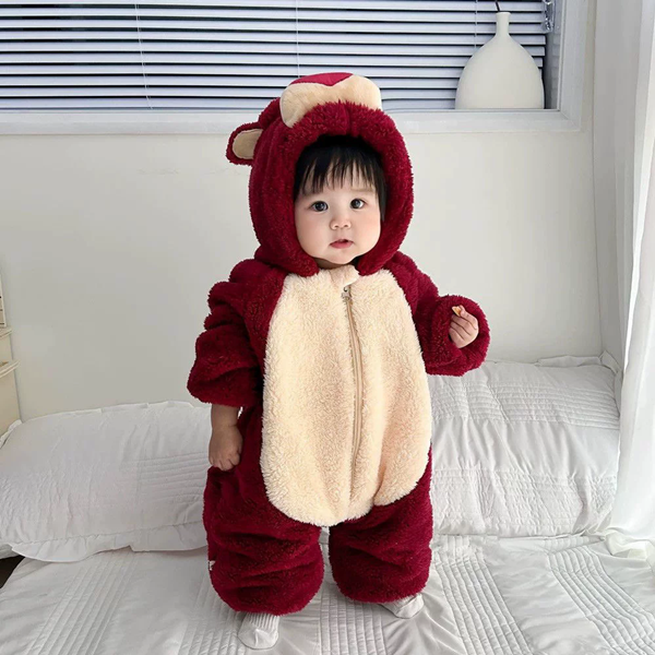 1PC   New Baby Romper Thickness Infant Jumpsuit Clothes Newborn Girls Boys Overalls Winter Autumn 2025