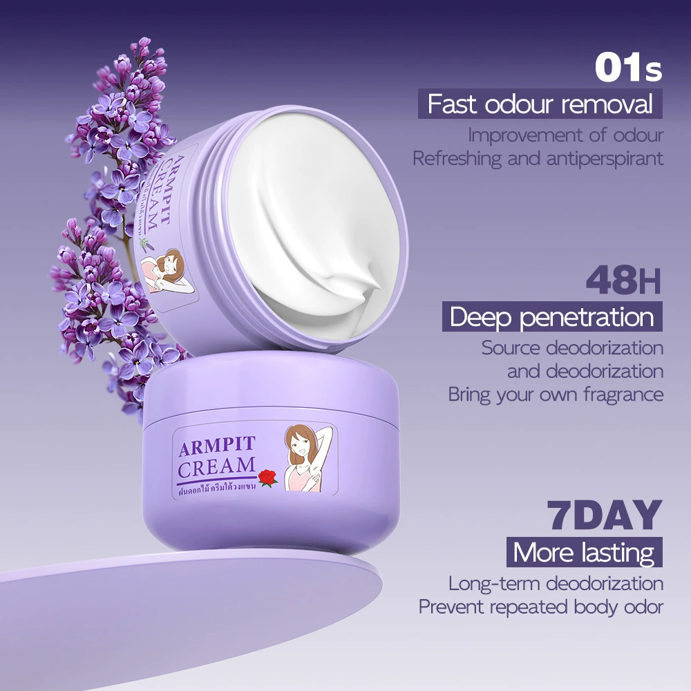 1PCAlluring Solid Perfume Rose Attract Attention Underarm Antiperspirant Refreshing Leaves Long-lasting Fragrance Aloe Fragrance