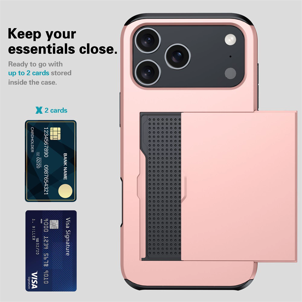Case for IPhone 17 16 15 14 Plus 13 12 11 Pro Max 17Air 16e 13Mini 12Mini With Wallet Card Holder Shockproof Protective Cover