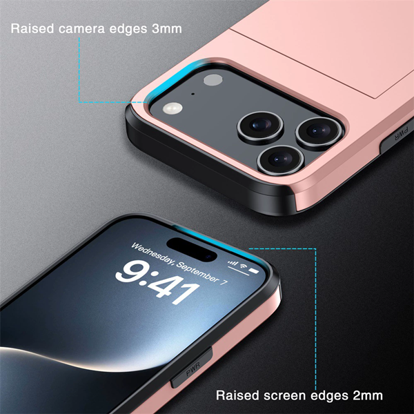 Case for IPhone 17 16 15 14 Plus 13 12 11 Pro Max 17Air 16e 13Mini 12Mini With Wallet Card Holder Shockproof Protective Cover