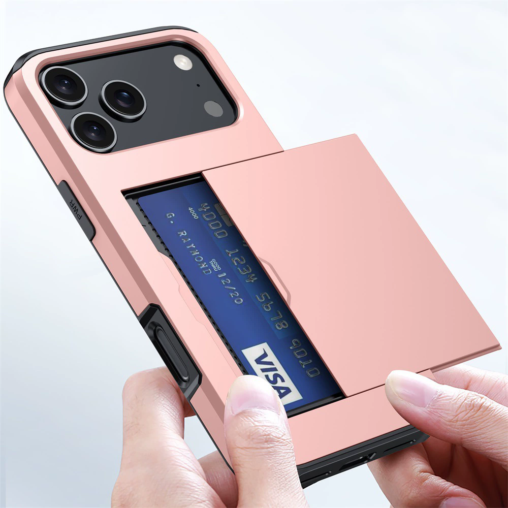 Case for IPhone 17 16 15 14 Plus 13 12 11 Pro Max 17Air 16e 13Mini 12Mini With Wallet Card Holder Shockproof Protective Cover
