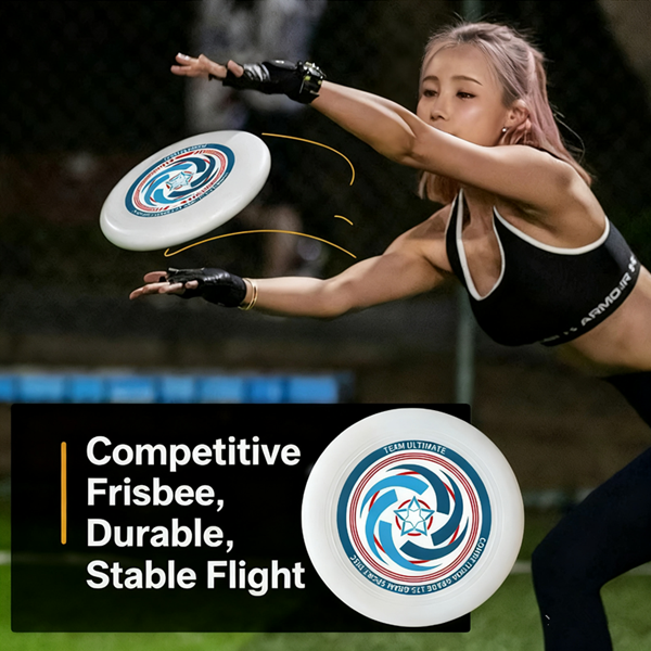Professional Flying Disc 175g Plastic Flying Discs Outdoor Play Sport Disc for Juniors Water Sports Activity Game Funny Beach
