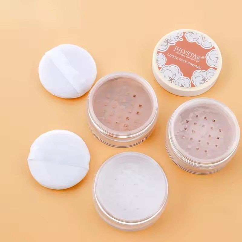 1PC Mini Makeup Face Powder Waterproof Face Powder For Setting Or Foundation Matte Finish Compact Face Powder Cushion Foundation