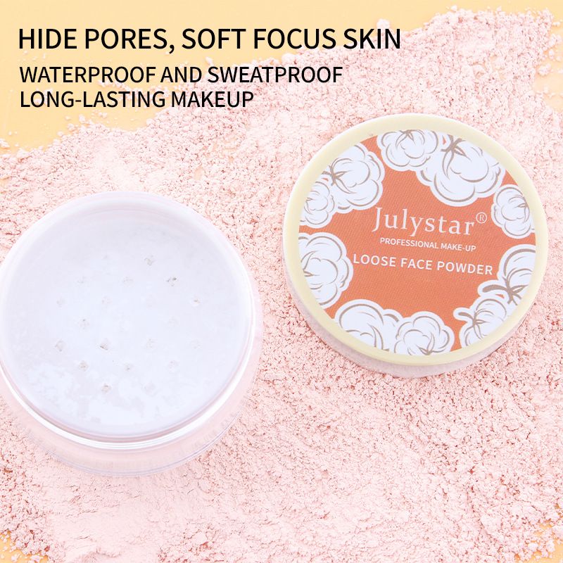 1PC Mini Makeup Face Powder Waterproof Face Powder For Setting Or Foundation Matte Finish Compact Face Powder Cushion Foundation