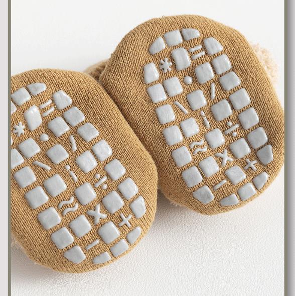 1Pair  Cartoon Bear Baby Socks Girls Boys Anti Slip Soft Warm Winter Autumn Toddler Indoor Floor Thicken Socks For Kids