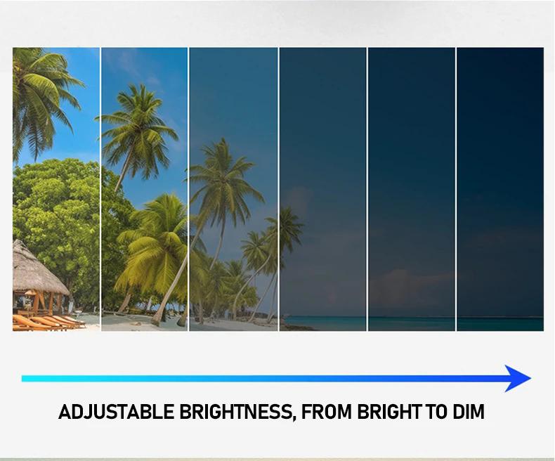 1PC   Polarized Round Sunglasses Men ND9 Adjustable Dimming Sun Glasses Women Retro Punk Fishing Eyeglasses Outdoor Shades UV400 FZ-495