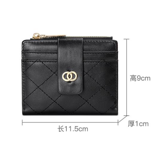 1PC  Cute Cat Wallets for Women Card Holder Small Purses with Zip Coin Pocket High Quality Square Hand Bags