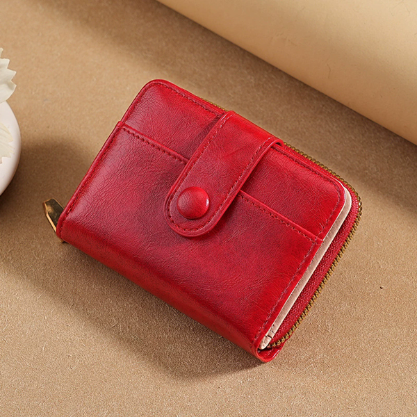 1PC  Cute Cat Wallets for Women Card Holder Small Purses with Zip Coin Pocket High Quality Square Hand Bags