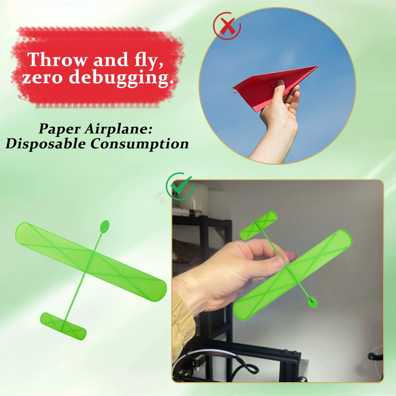 Glider Planes Flying Airplane Toys Outdoor Toddler Entertainment Flying Supplies Interactive Glider Toy for Park Beach Garden
