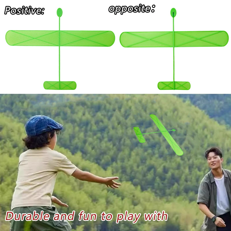 Glider Planes Flying Airplane Toys Outdoor Toddler Entertainment Flying Supplies Interactive Glider Toy for Park Beach Garden