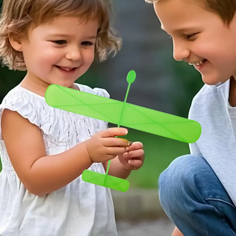 Glider Planes Flying Airplane Toys Outdoor Toddler Entertainment Flying Supplies Interactive Glider Toy for Park Beach Garden