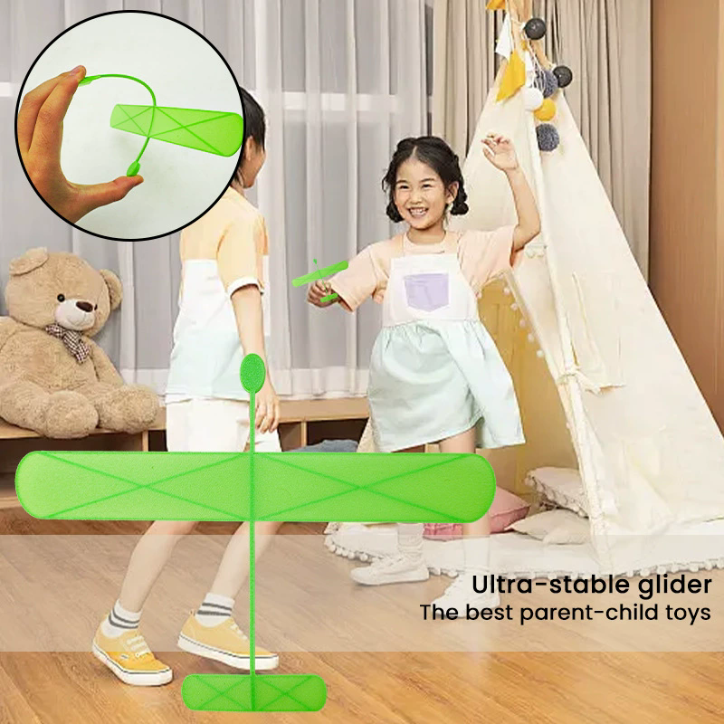 Glider Planes Flying Airplane Toys Outdoor Toddler Entertainment Flying Supplies Interactive Glider Toy for Park Beach Garden