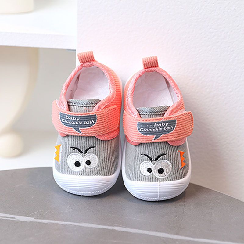 With Sound Baby Shoes Spring Autumn Infant Outwear Shoes Newborn First Walkers Little Boy Girl Shoes For Baby Pink, Gray