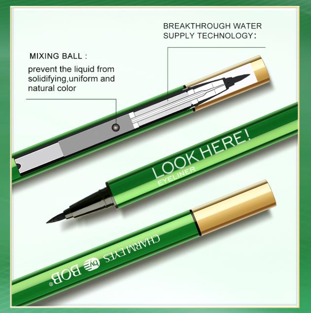 1PC    eyeliner liquid pen, fast drying, waterproof, lasting, natural, smooth, extremely thin, horizontal silkworm eyeliner pen view 9