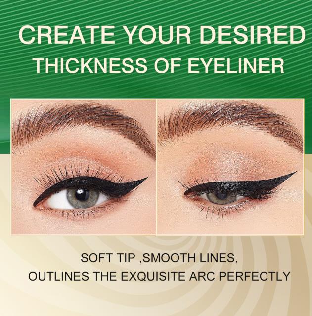1PC    eyeliner liquid pen, fast drying, waterproof, lasting, natural, smooth, extremely thin, horizontal silkworm eyeliner pen view 4