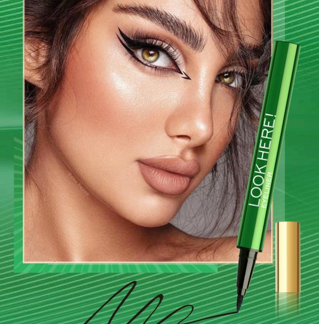 1PC    eyeliner liquid pen, fast drying, waterproof, lasting, natural, smooth, extremely thin, horizontal silkworm eyeliner pen view 2