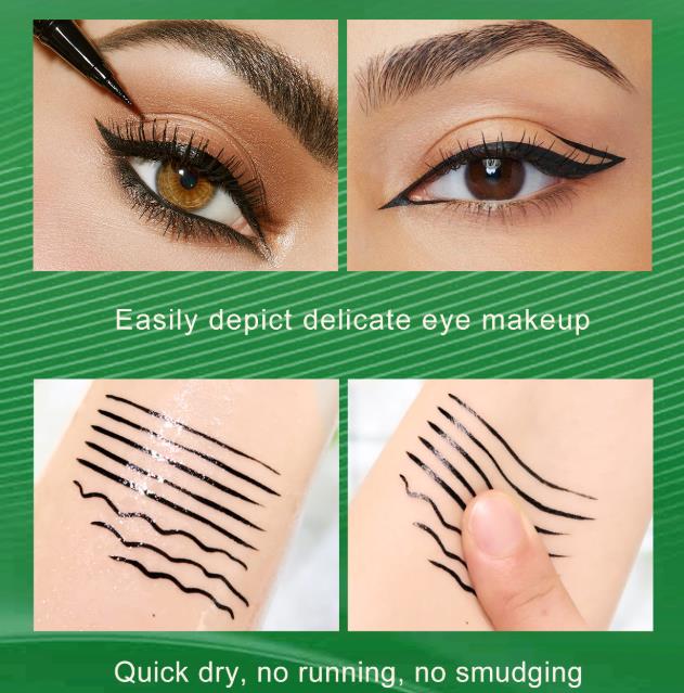 1PC    eyeliner liquid pen, fast drying, waterproof, lasting, natural, smooth, extremely thin, horizontal silkworm eyeliner pen view 10