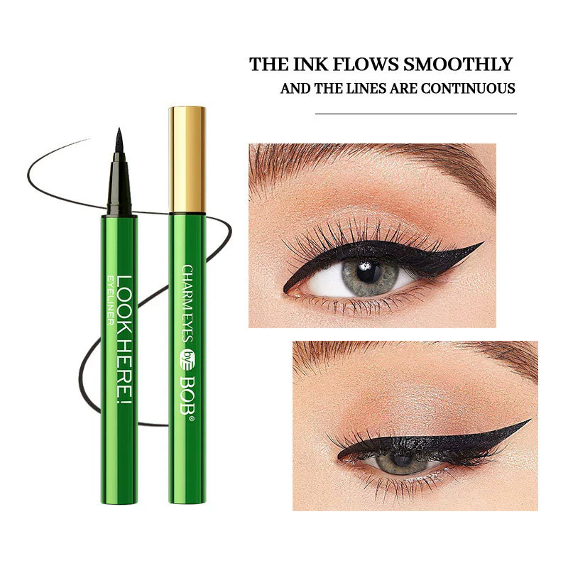 1PC    eyeliner liquid pen, fast drying, waterproof, lasting, natural, smooth, extremely thin, horizontal silkworm eyeliner pen view 6