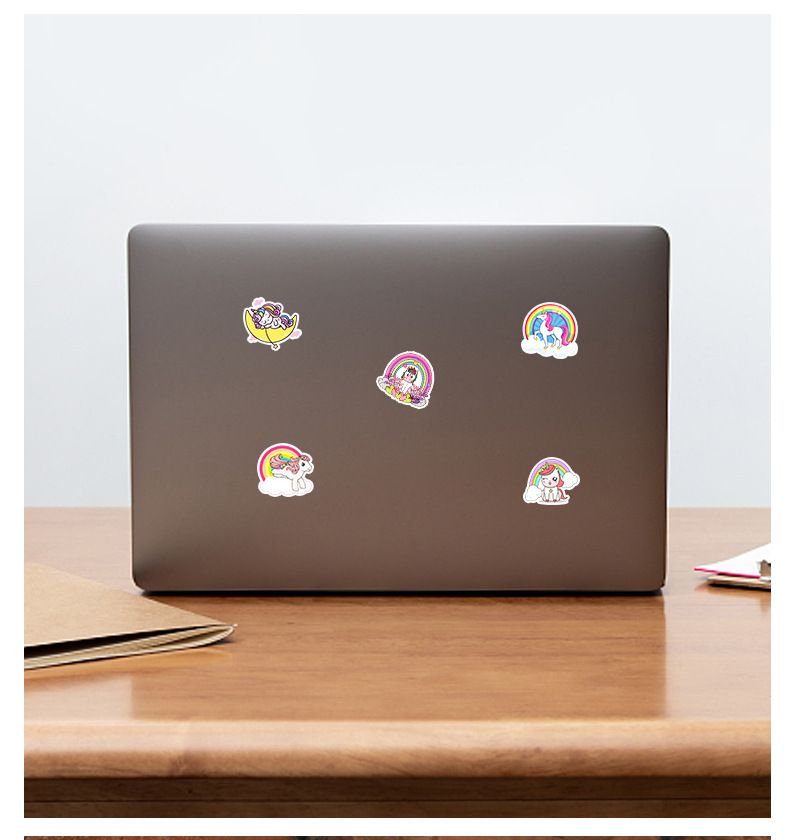 50PCS Graffiti Cute Unicorn Cartoon Stickers DIY Car Bike Travel Luggage Phone Laptop Waterproof Funny Sticker Decals Toy