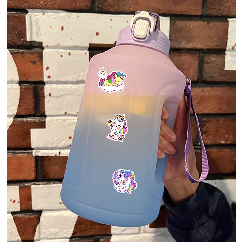 50PCS Graffiti Cute Unicorn Cartoon Stickers DIY Car Bike Travel Luggage Phone Laptop Waterproof Funny Sticker Decals Toy